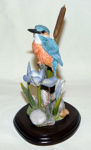 Immagine di Kingfishers with Blue Iris and Bulrush